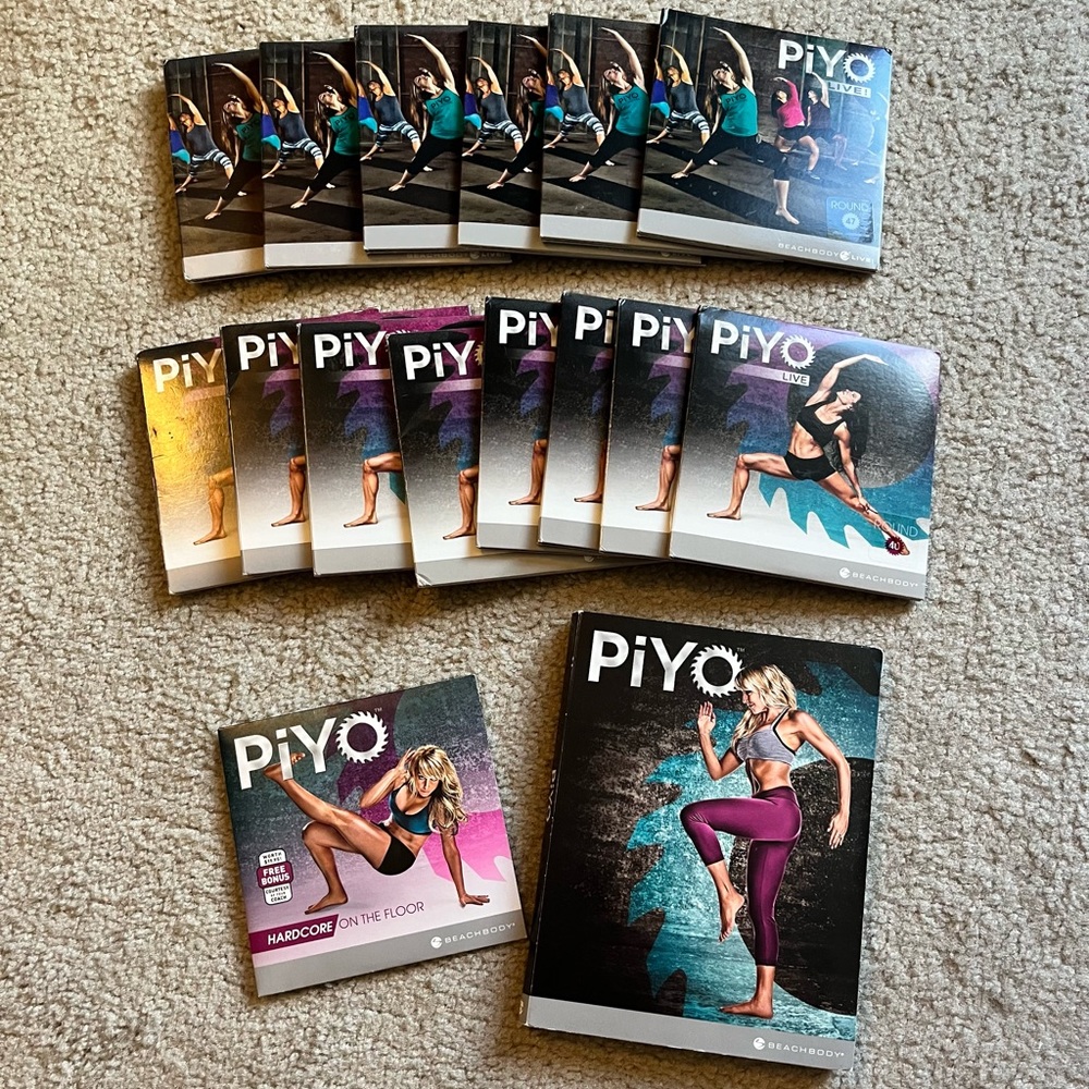PiYo Lovers Bundle. Chalene Johnson’s PiYo program + 14 PiYo LIVE DVD’s (rare)!